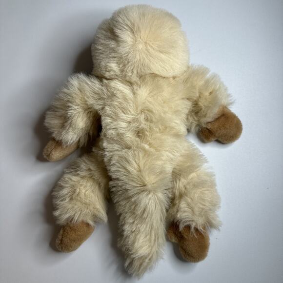 Vintage Mungo Russ Berrie Monkey Plush Soft Toy 15" Cream Beige - Picture 3 of 10